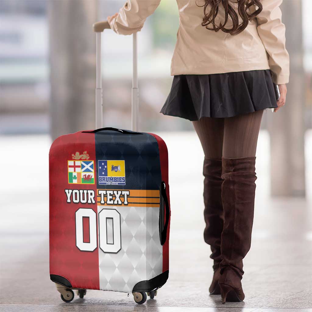 Custom British Lions Australia ACT Luggage Cover Sporty Style LT9