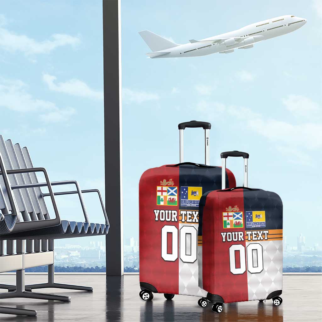 Custom British Lions Australia ACT Luggage Cover Sporty Style LT9