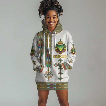 Personalized Ethiopia Lion Of Judah Hoodie Dress Tibeb Style LT9