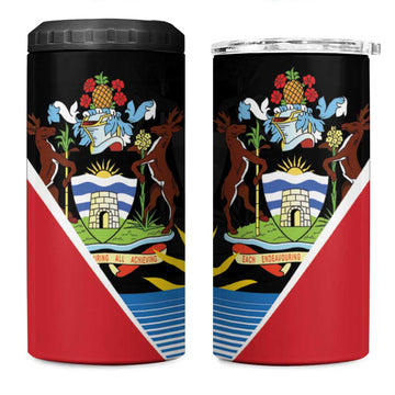 Afro-Antiguans and Barbudans 1981 4 in 1 Can Cooler Tumbler Each Endeavouring All Achieving LT9