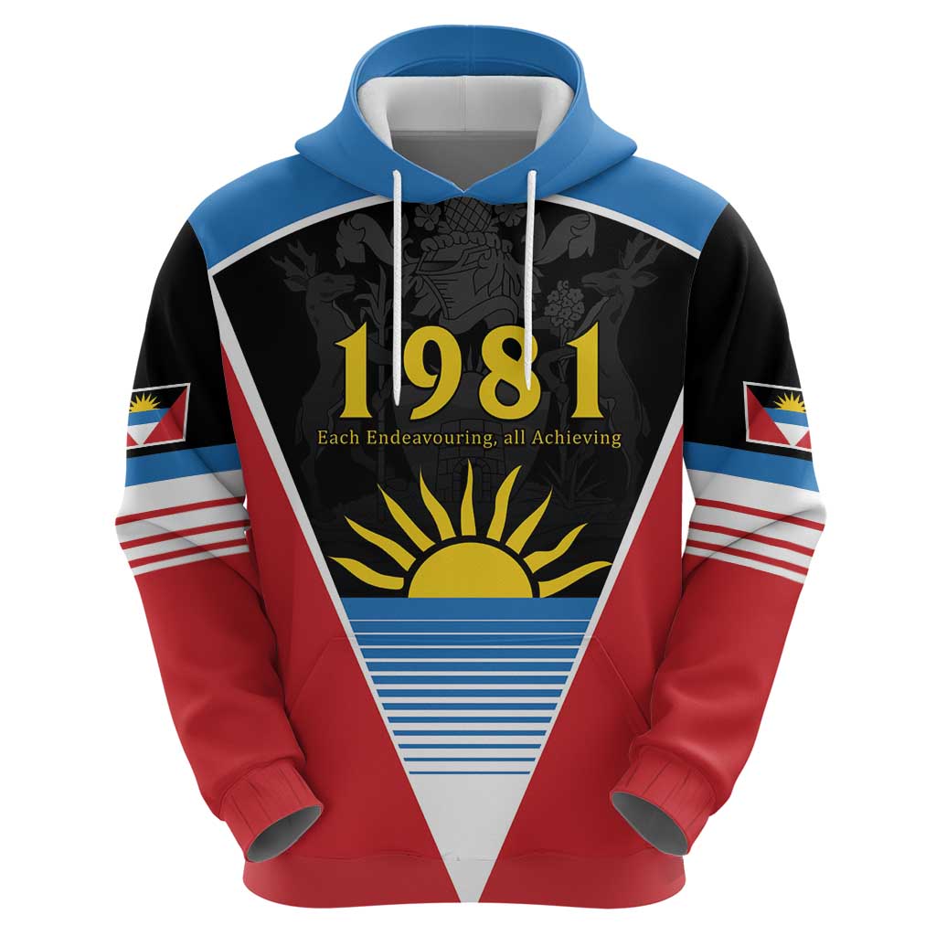 Antigua and Barbuda 1981 Hoodie Each Endeavouring All Achieving LT9
