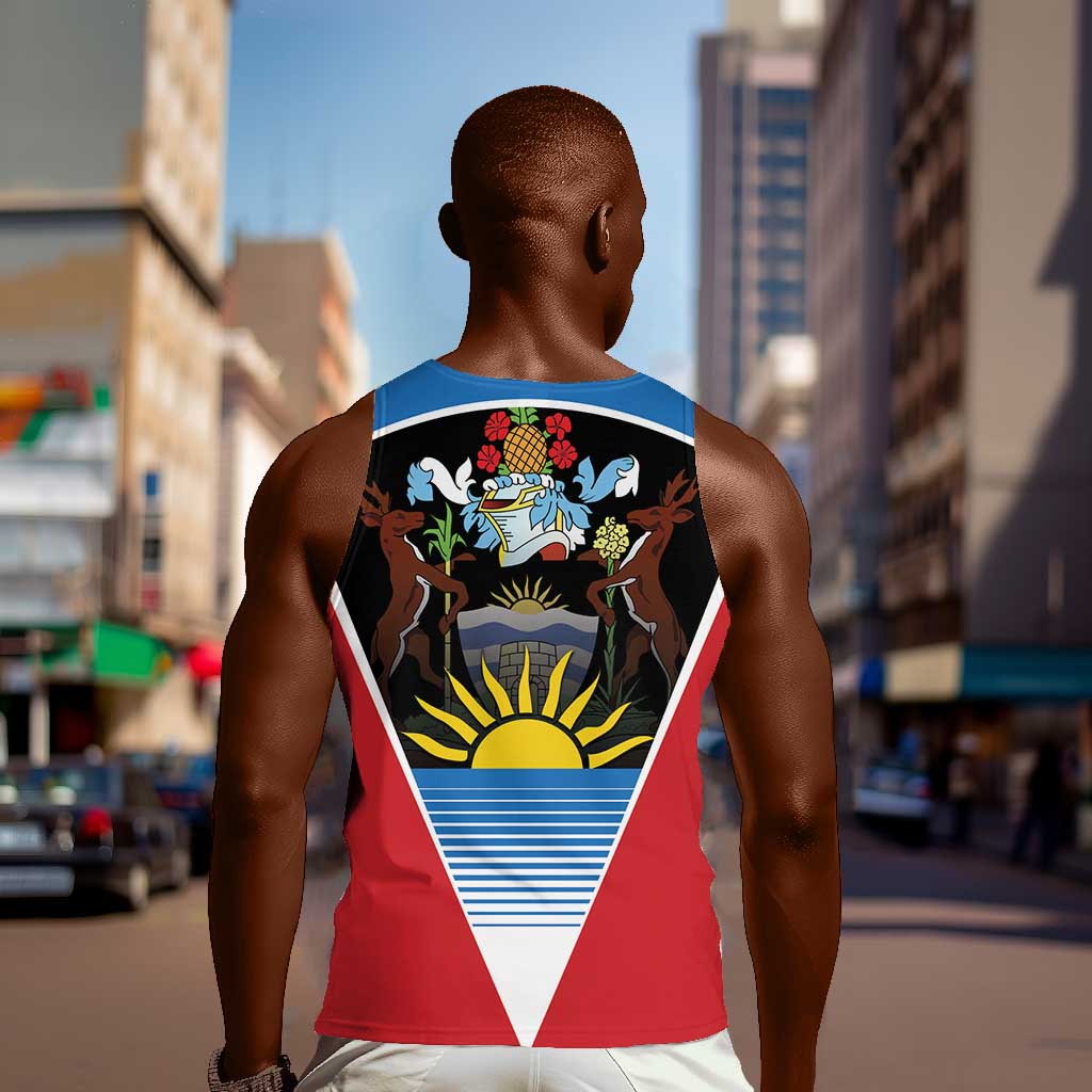 Afro-Antiguans and Barbudans 1981 Men Tank Top Each Endeavouring All Achieving LT9