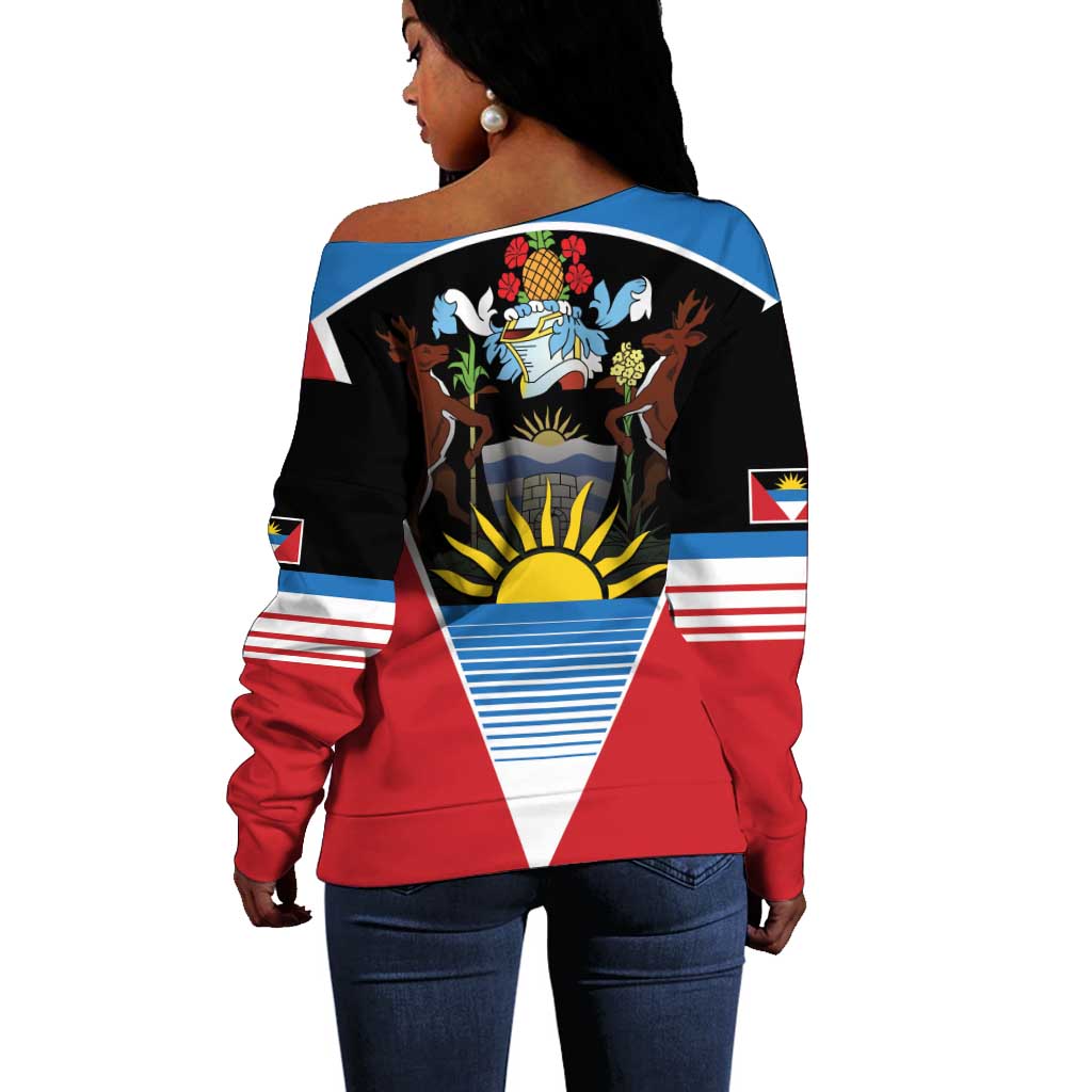 Afro-Antiguans and Barbudans 1981 Off Shoulder Sweater Each Endeavouring All Achieving LT9