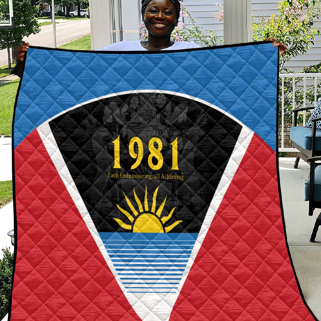 Afro-Antiguans and Barbudans 1981 Quilt Each Endeavouring All Achieving LT9