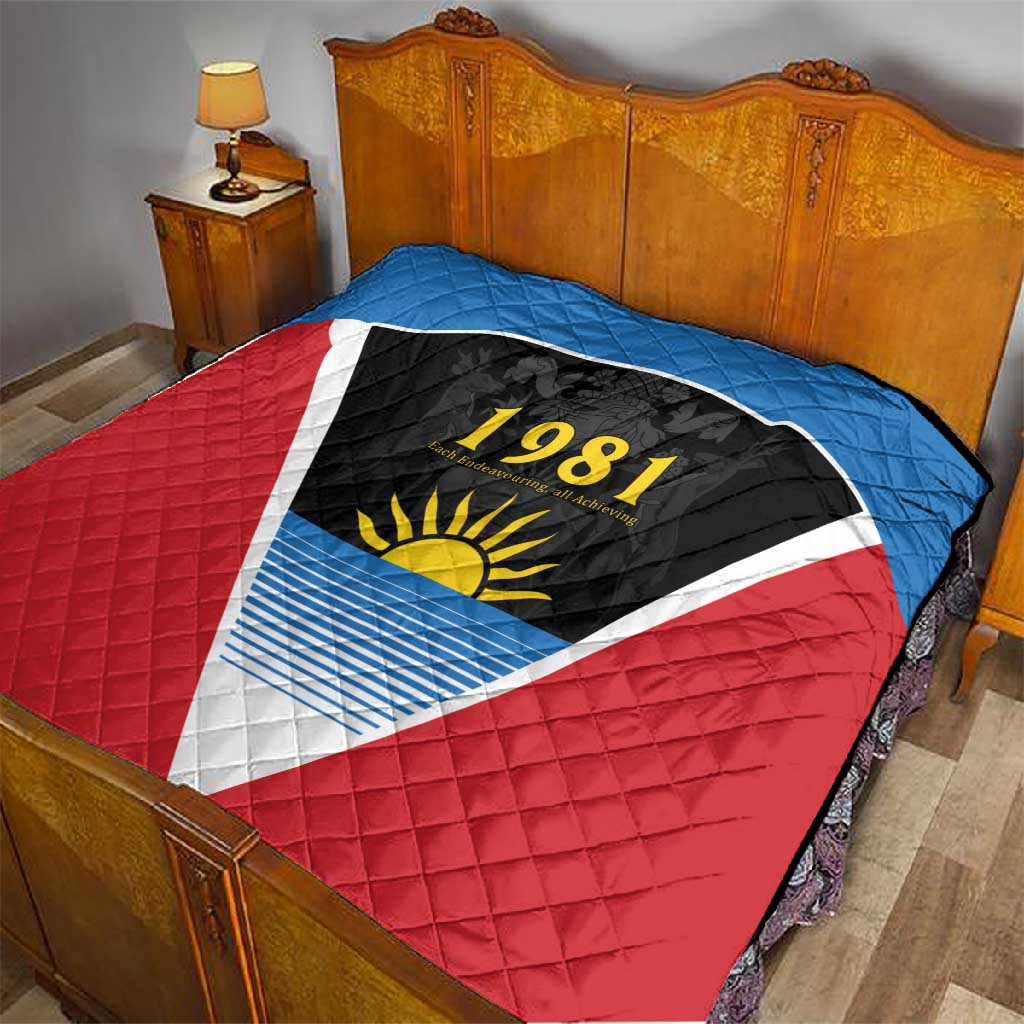 Afro-Antiguans and Barbudans 1981 Quilt Each Endeavouring All Achieving LT9