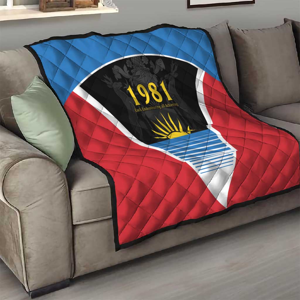 Afro-Antiguans and Barbudans 1981 Quilt Each Endeavouring All Achieving LT9