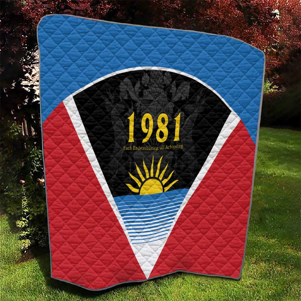 Afro-Antiguans and Barbudans 1981 Quilt Each Endeavouring All Achieving LT9