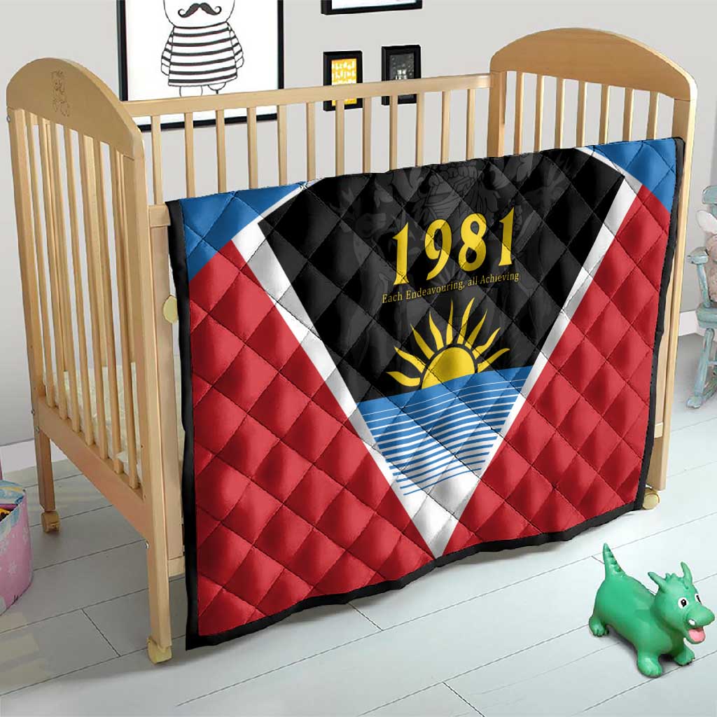 Afro-Antiguans and Barbudans 1981 Quilt Each Endeavouring All Achieving LT9