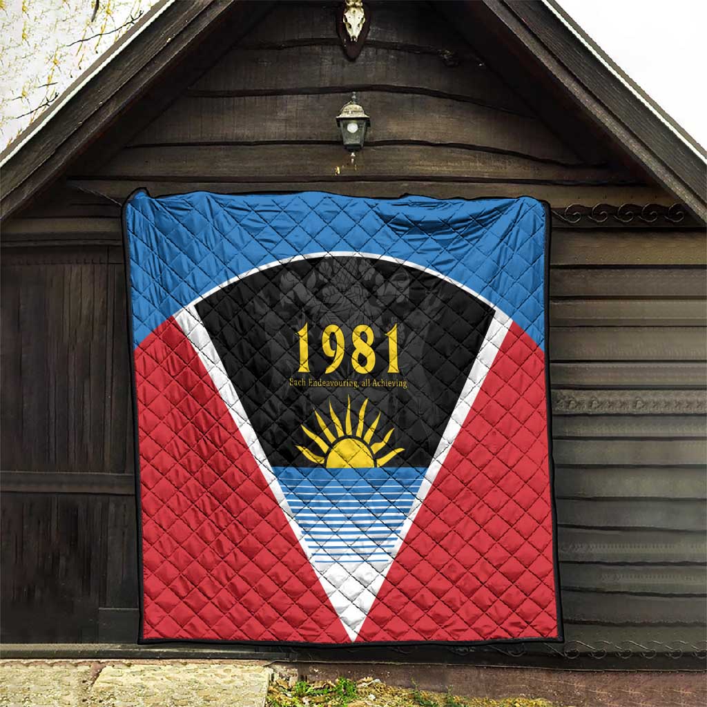 Afro-Antiguans and Barbudans 1981 Quilt Each Endeavouring All Achieving LT9