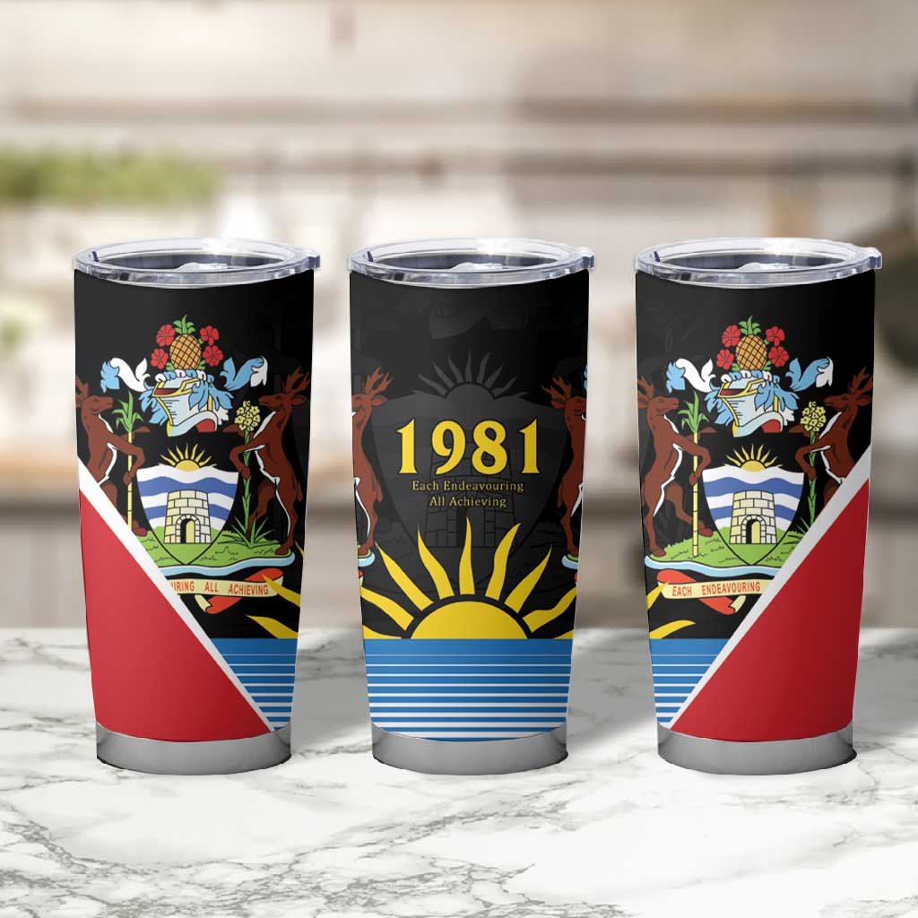 Afro-Antiguans and Barbudans 1981 Tumbler Cup Each Endeavouring All Achieving LT9