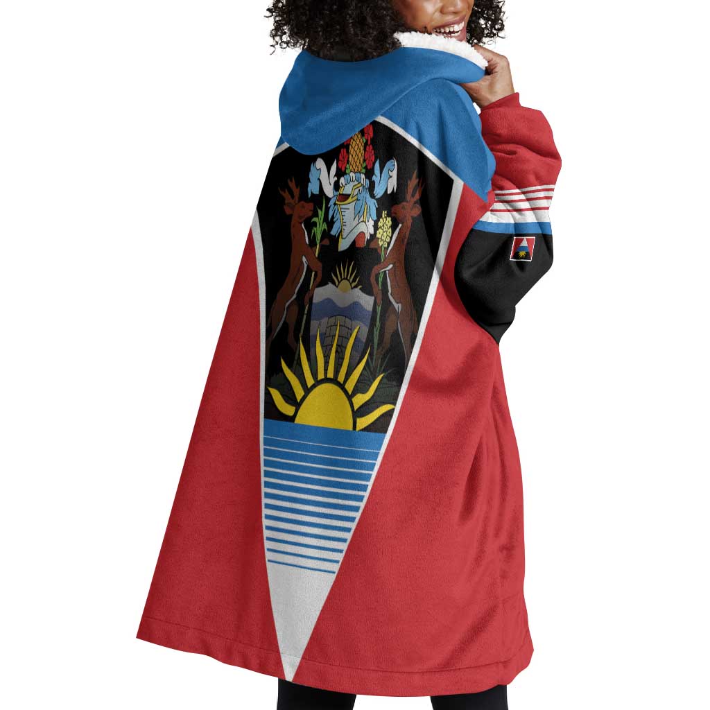 Afro-Antiguans and Barbudans 1981 Wearable Blanket Hoodie Each Endeavouring All Achieving LT9