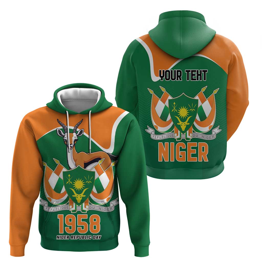 Niger Republic Day Personalized Hoodie Fraternite Travail Progres LT9