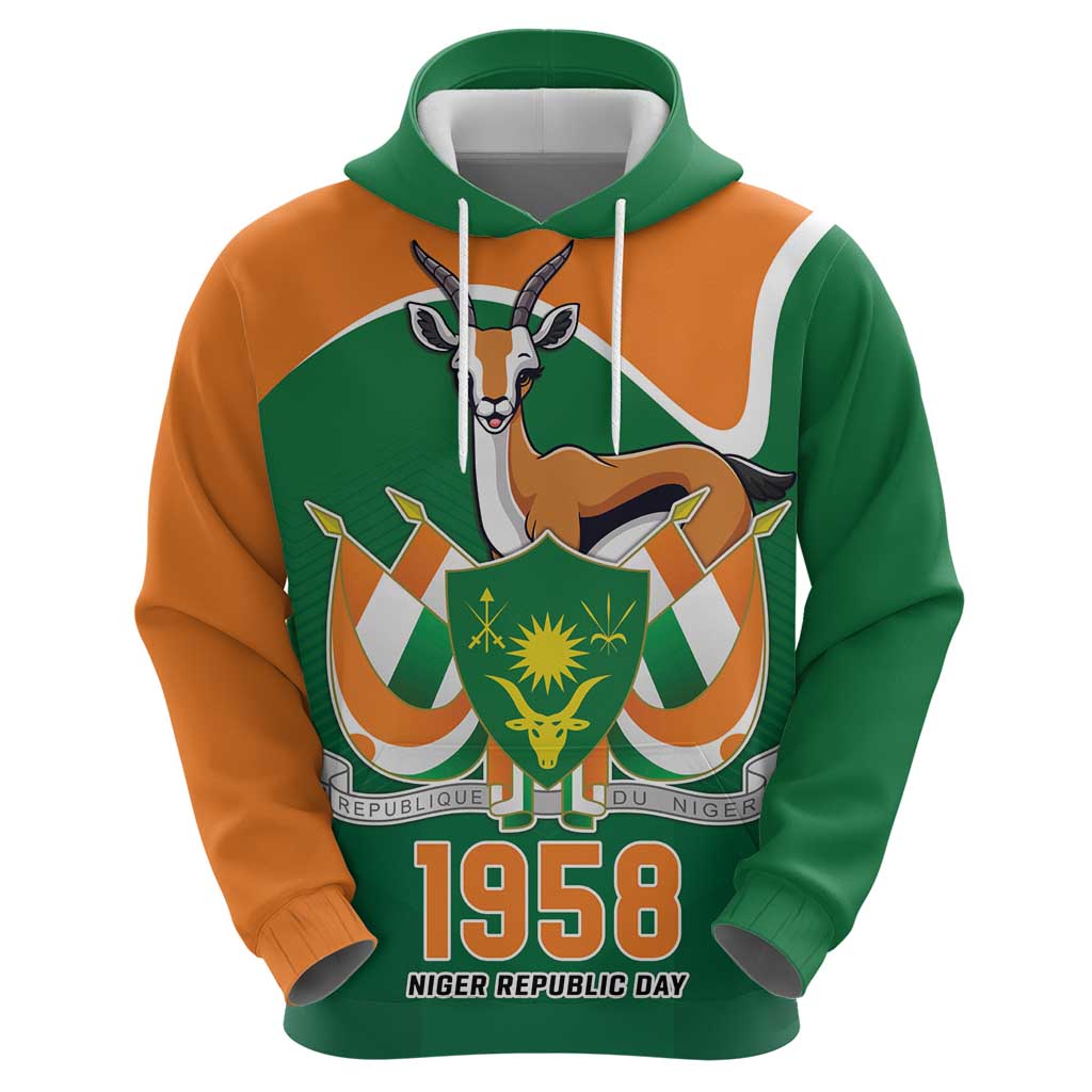 Niger Republic Day Personalized Hoodie Fraternite Travail Progres LT9