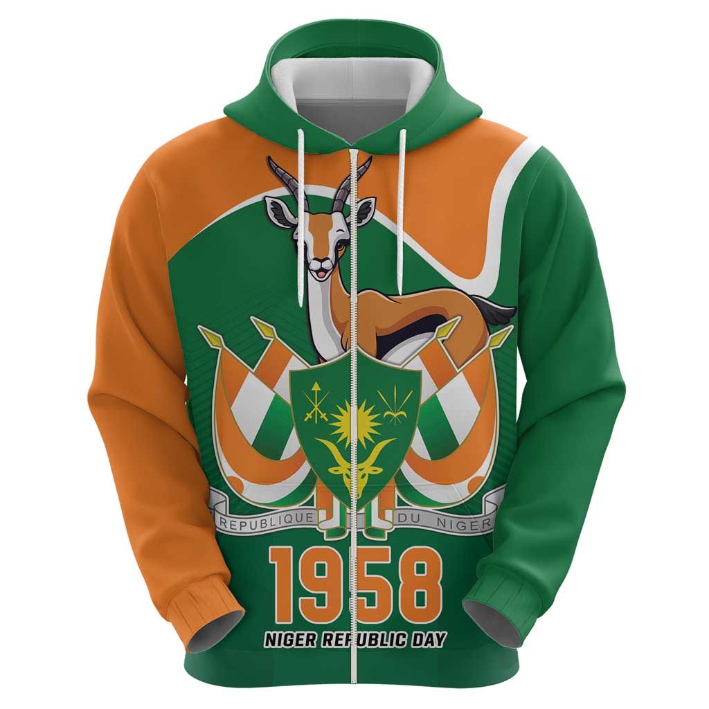 Niger Republic Day Personalized Hoodie Fraternite Travail Progres LT9