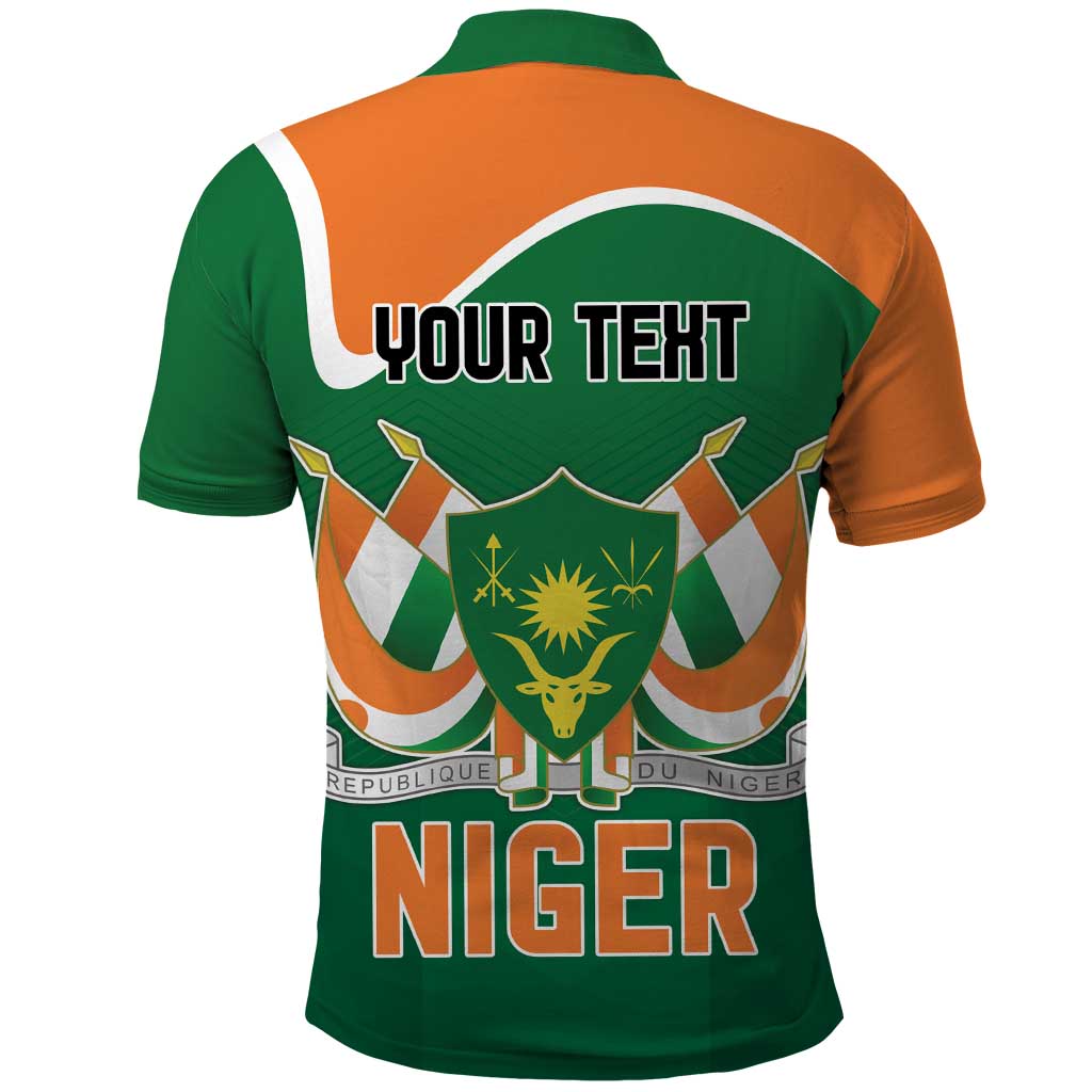 Niger Republic Day Personalized Polo Shirt Fraternite Travail Progres LT9