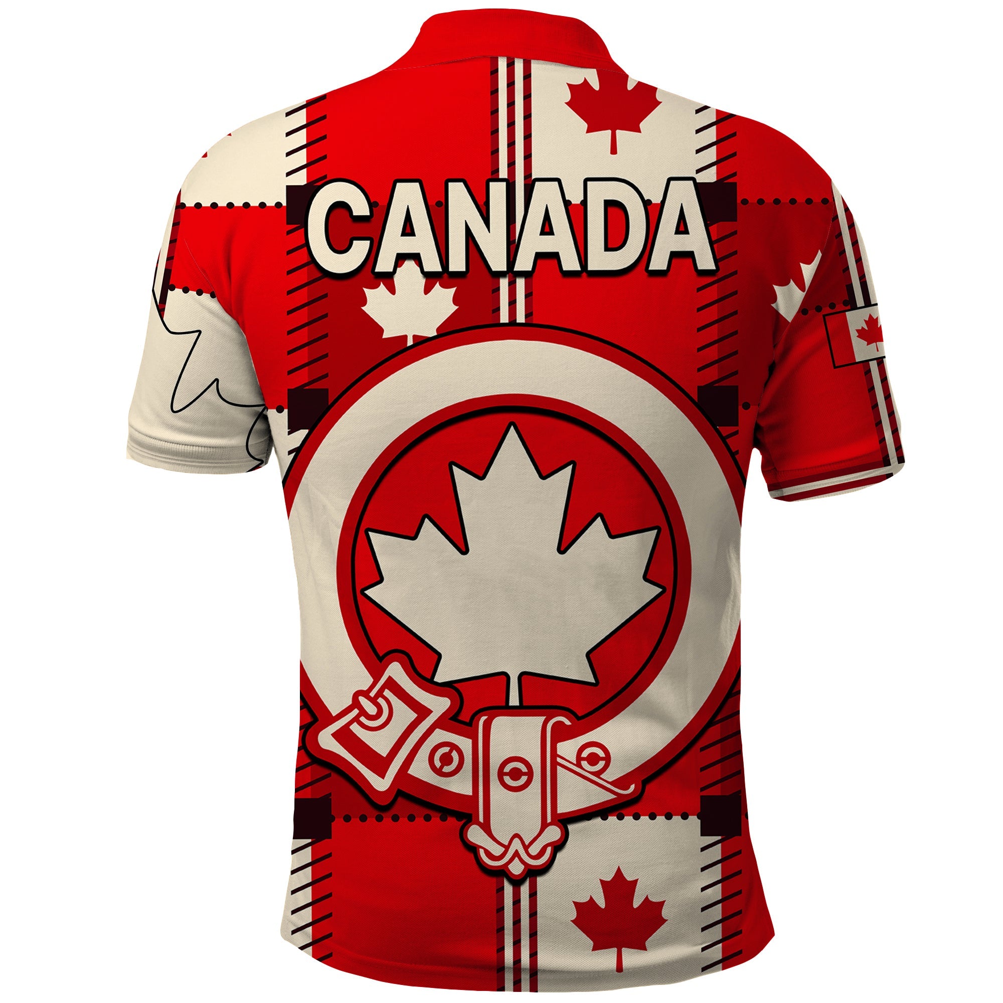 Canada Tartan Day Polo Shirt Canada Maple Leaf Journee du Tartan LT9