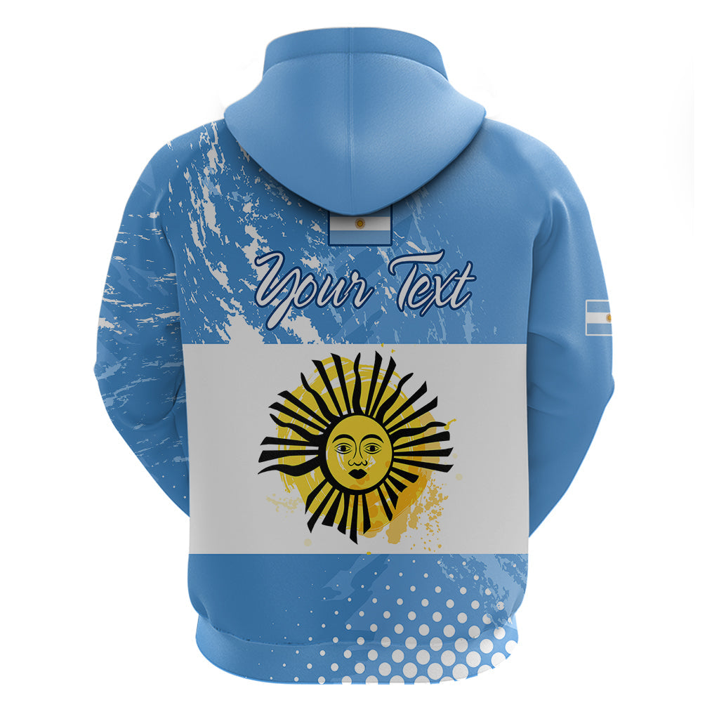 Custom Argentina National Flag Day Hoodie Da de la Bandera Nacional LT9