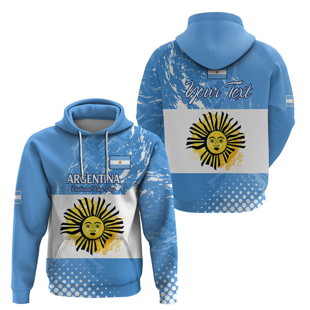 Custom Argentina National Flag Day Hoodie Da de la Bandera Nacional LT9