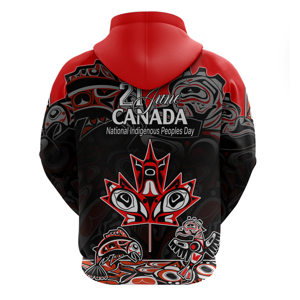 Canada National Aboriginal Day Hoodie Indigenous Art Stylization LT9
