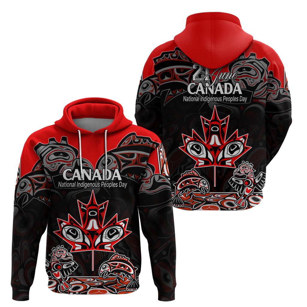 Canada National Aboriginal Day Hoodie Indigenous Art Stylization LT9