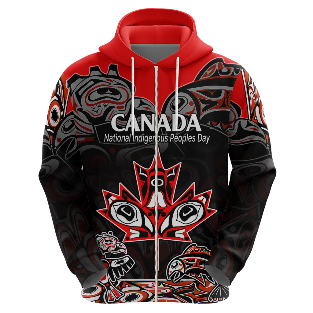 Canada National Aboriginal Day Hoodie Indigenous Art Stylization LT9