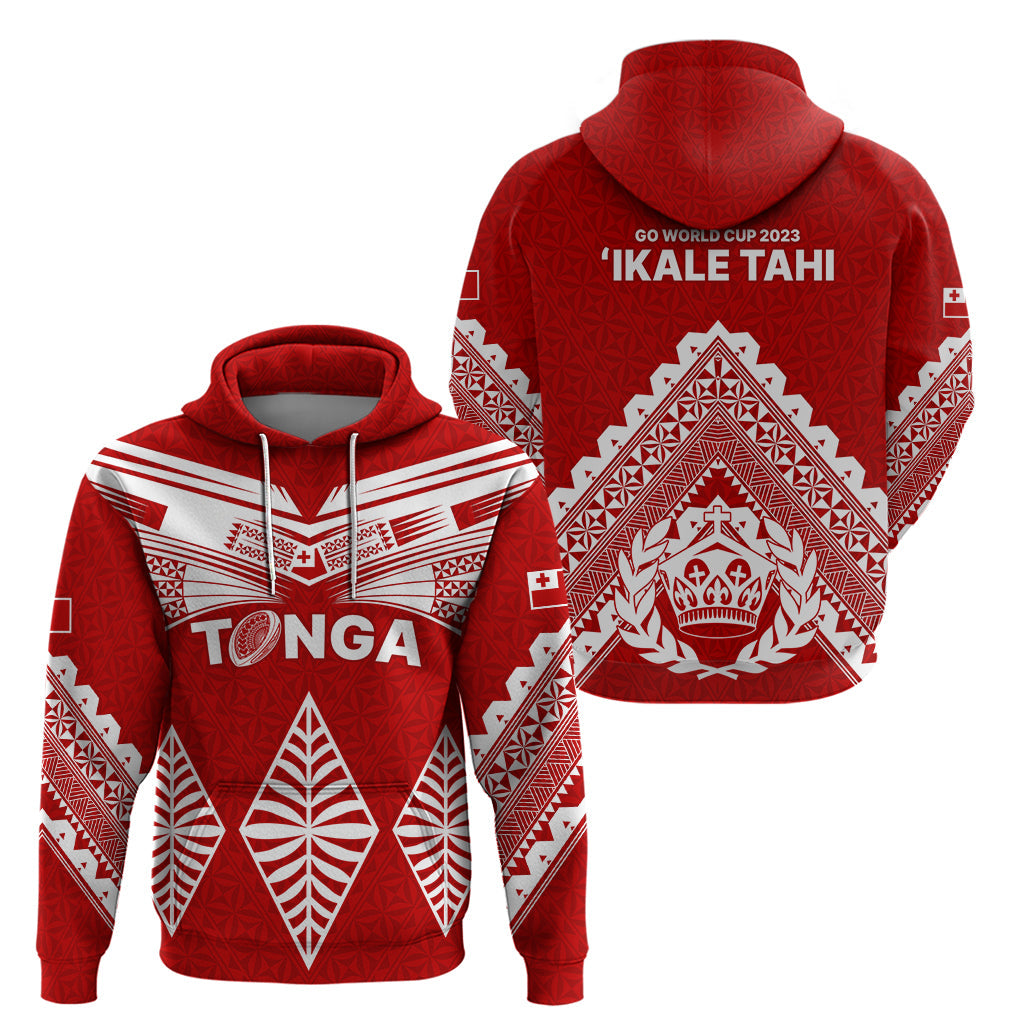 Tonga Rugby Hoodie Proud Tongan Ngatu Kupesi World Cup 2023 No1 LT9
