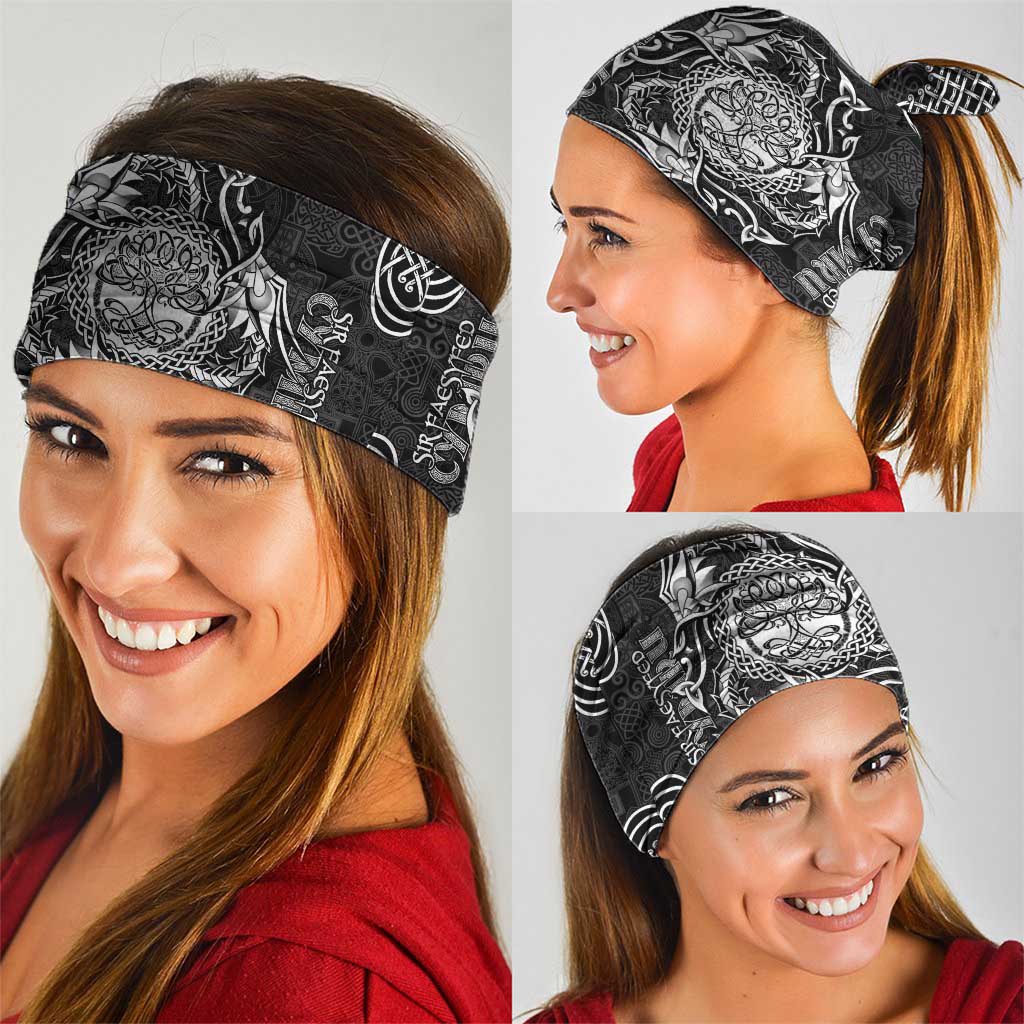 Personalized Radnorshire Sir Faesyfed Neck Gaiter Black Oak Tree Of Life Celtic-inspired LT9