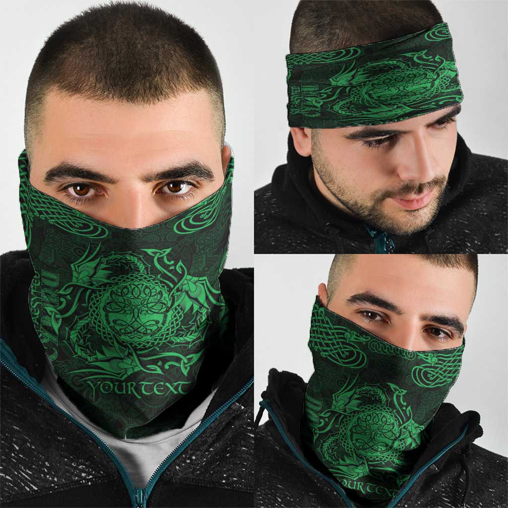 Personalized Radnorshire Sir Faesyfed Neck Gaiter Green Oak Tree Of Life Celtic-inspired LT9