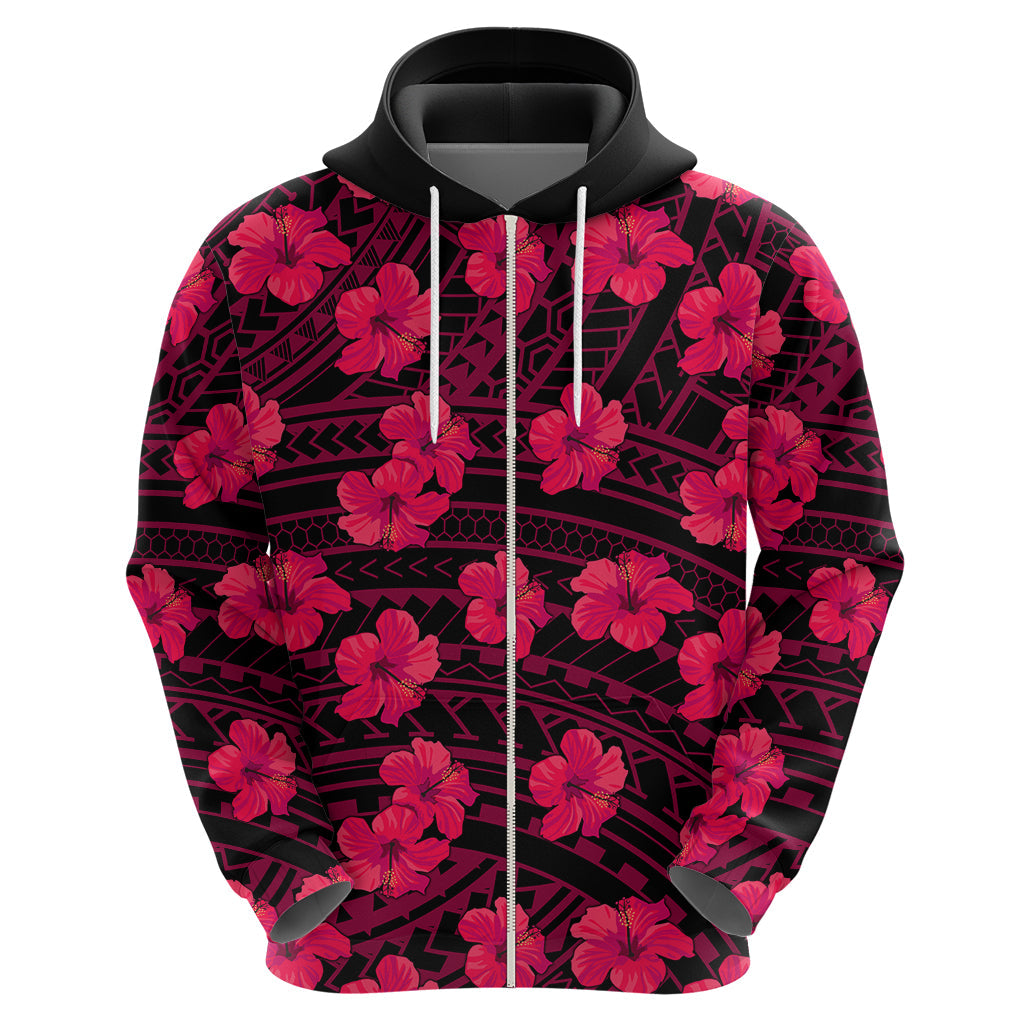 Polynesian Pride Hawaii Style With Hibiscus Hoodie Pink LT9