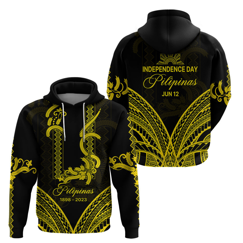 Philippines Independence Day Hoodie Pechera With Side Barong Patterns LT9