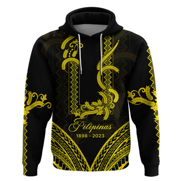 Custom Philippines Independence Day Hoodie Pechera With Side Barong Patterns LT9