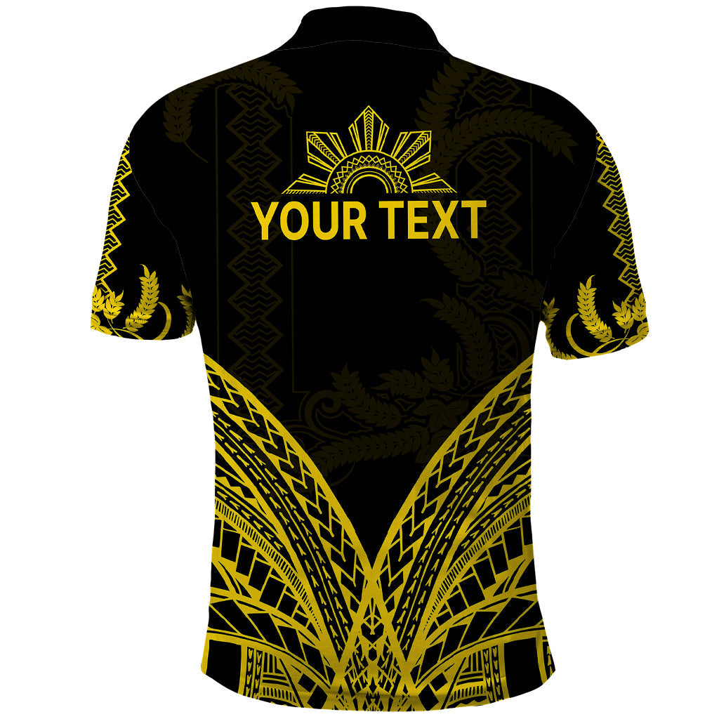 Custom Philippines Polo Shirt Independence Day Pechera With Side Barong Patterns LT9
