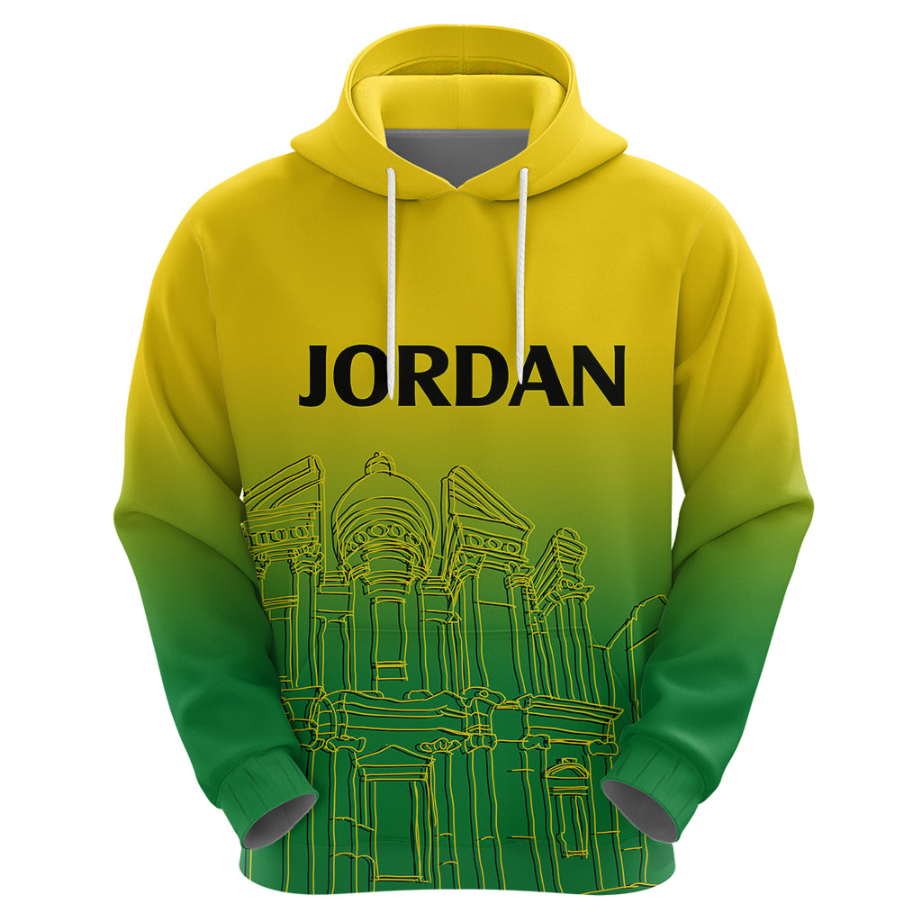 Jordan Hoodie Al-Khazneh in Jordan Green Gradient LT9