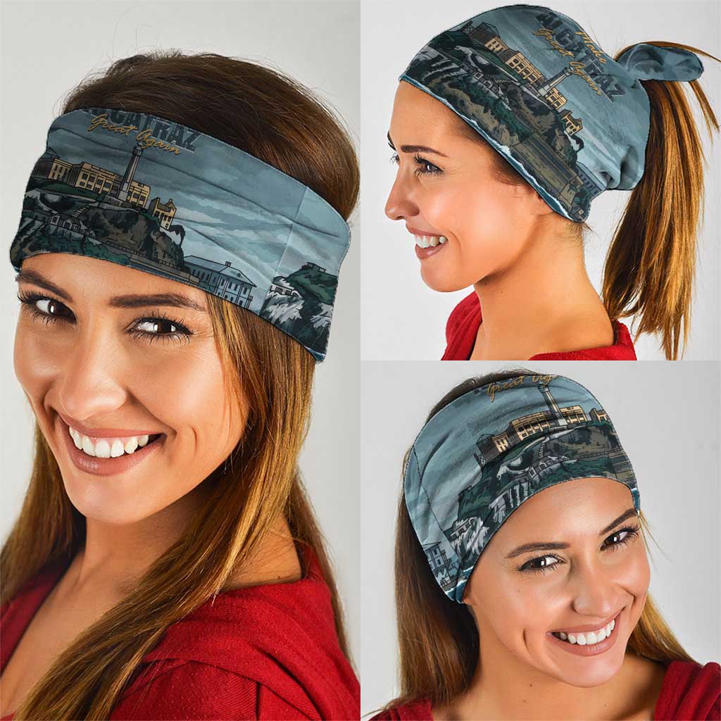 Make Alcatraz Great Again Neck Gaiter Vintage Retro LT9