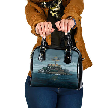 Make Alcatraz Great Again Shoulder Handbag Vintage Retro LT9