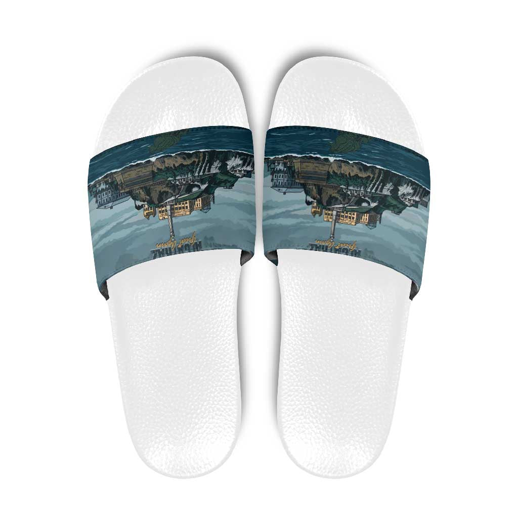 Make Alcatraz Great Again Slide Sandals Vintage Retro LT9