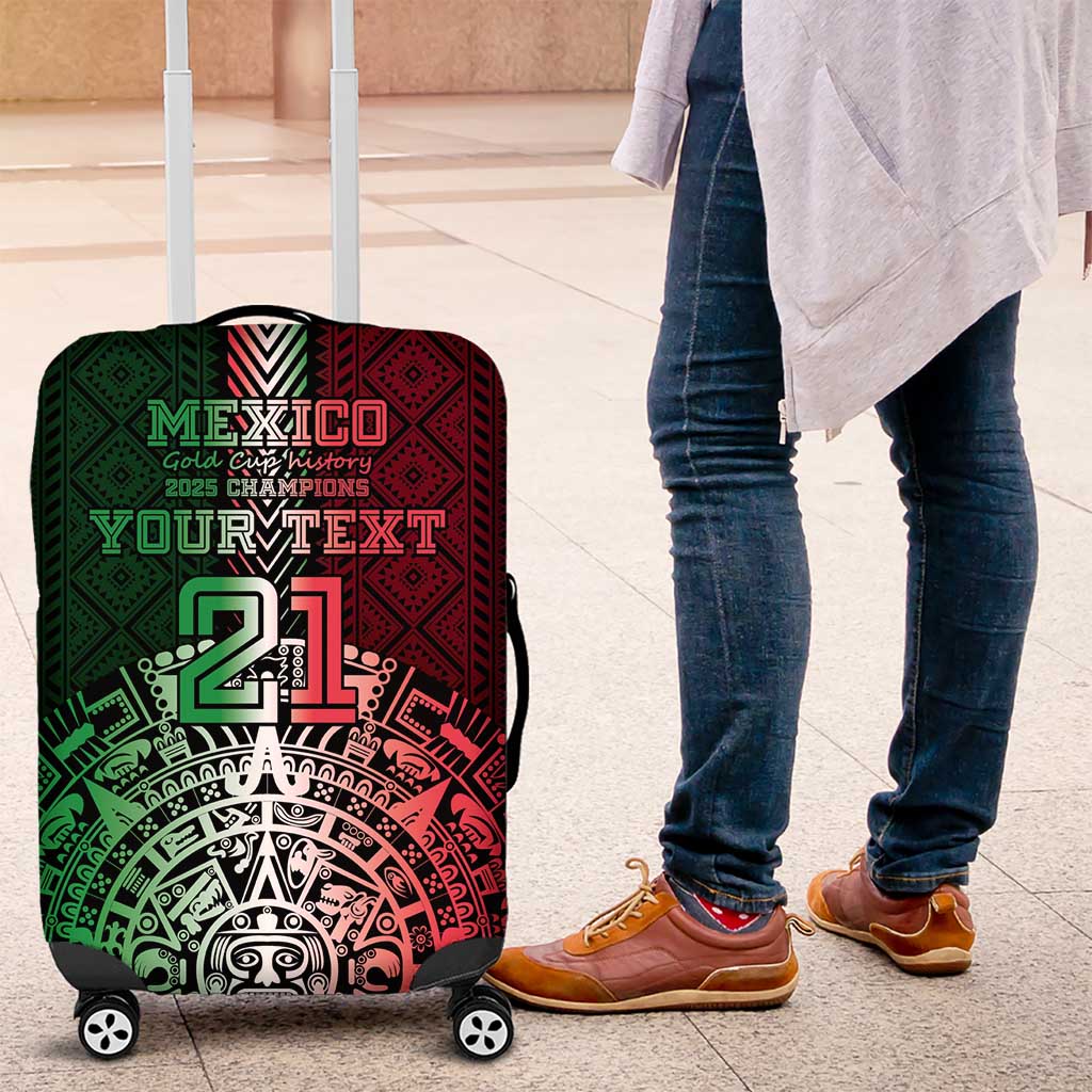 Mexico Football Custom Luggage Cover Mexico's Make History 2025 Flag Style LT9