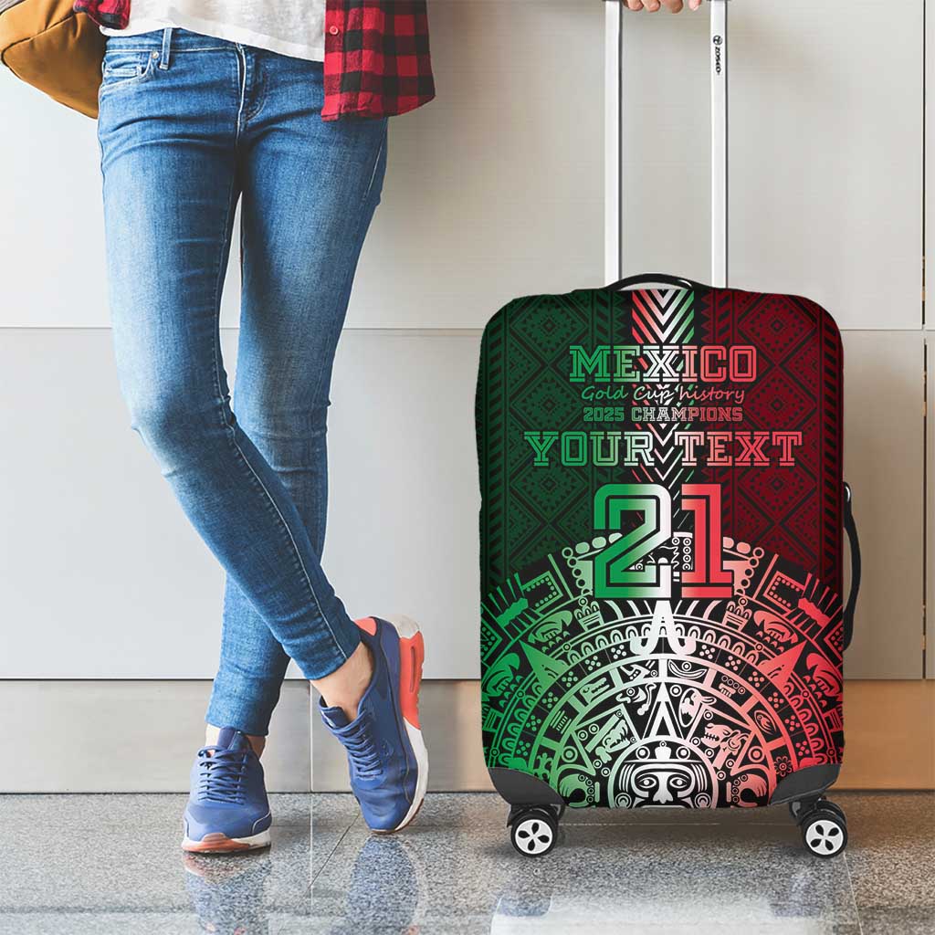 Mexico Football Custom Luggage Cover Mexico's Make History 2025 Flag Style LT9