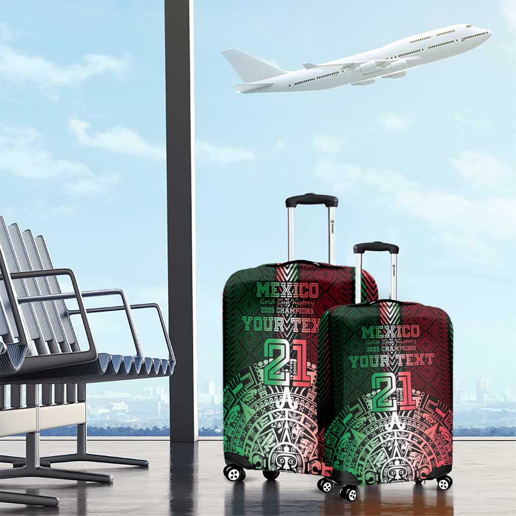 Mexico Football Custom Luggage Cover Mexico's Make History 2025 Flag Style LT9