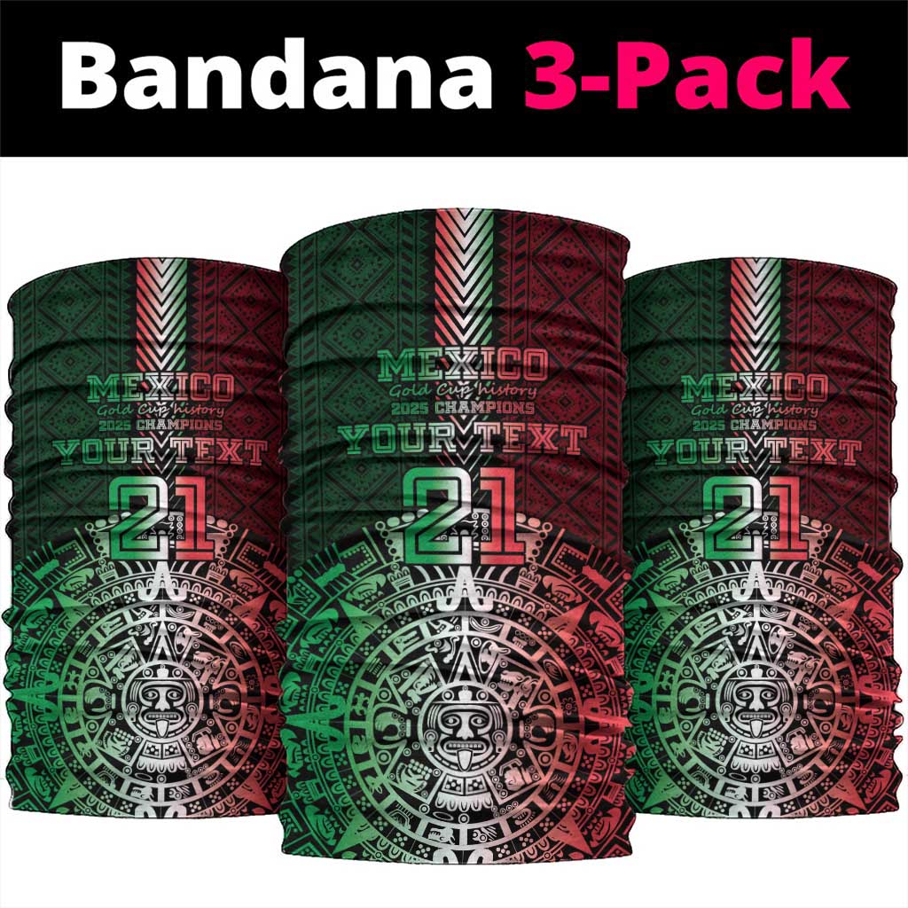 Mexico Football Custom Neck Gaiter Mexico's Make History 2025 Flag Style LT9