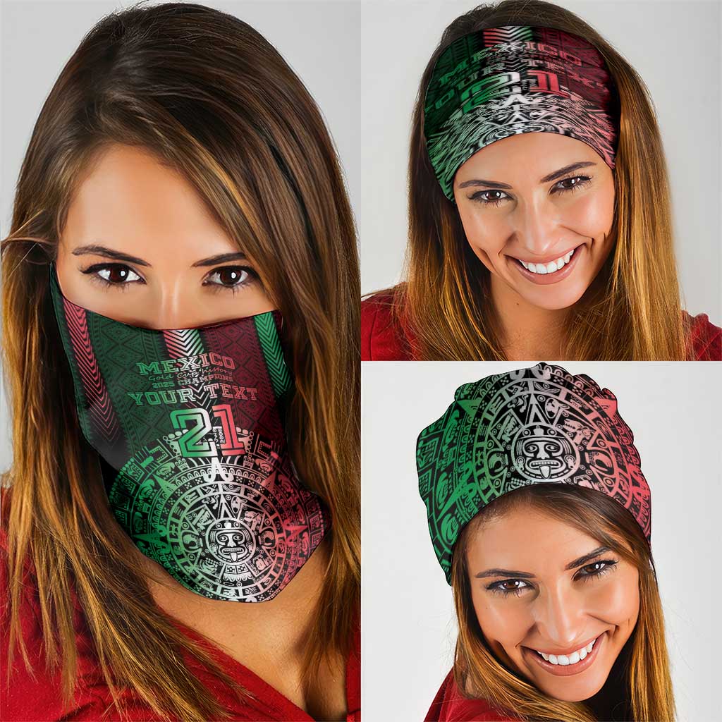 Mexico Football Custom Neck Gaiter Mexico's Make History 2025 Flag Style LT9