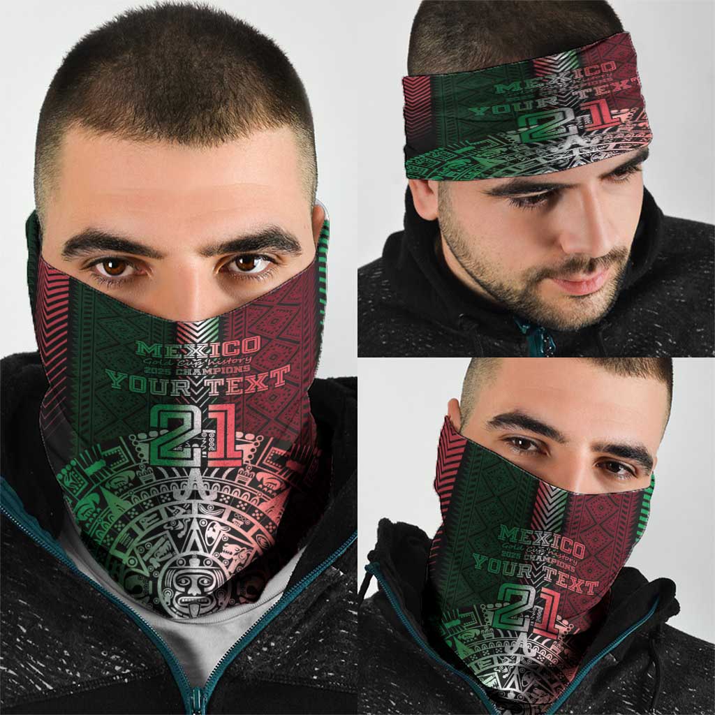 Mexico Football Custom Neck Gaiter Mexico's Make History 2025 Flag Style LT9