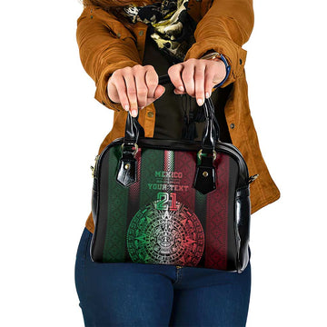 Mexico Football Custom Shoulder Handbag Mexico's Make History 2025 Flag Style LT9