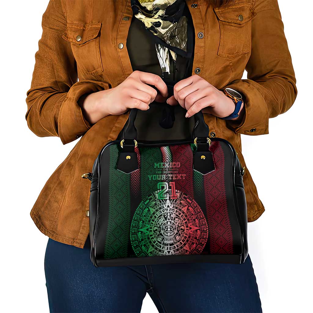 Mexico Football Custom Shoulder Handbag Mexico's Make History 2025 Flag Style LT9