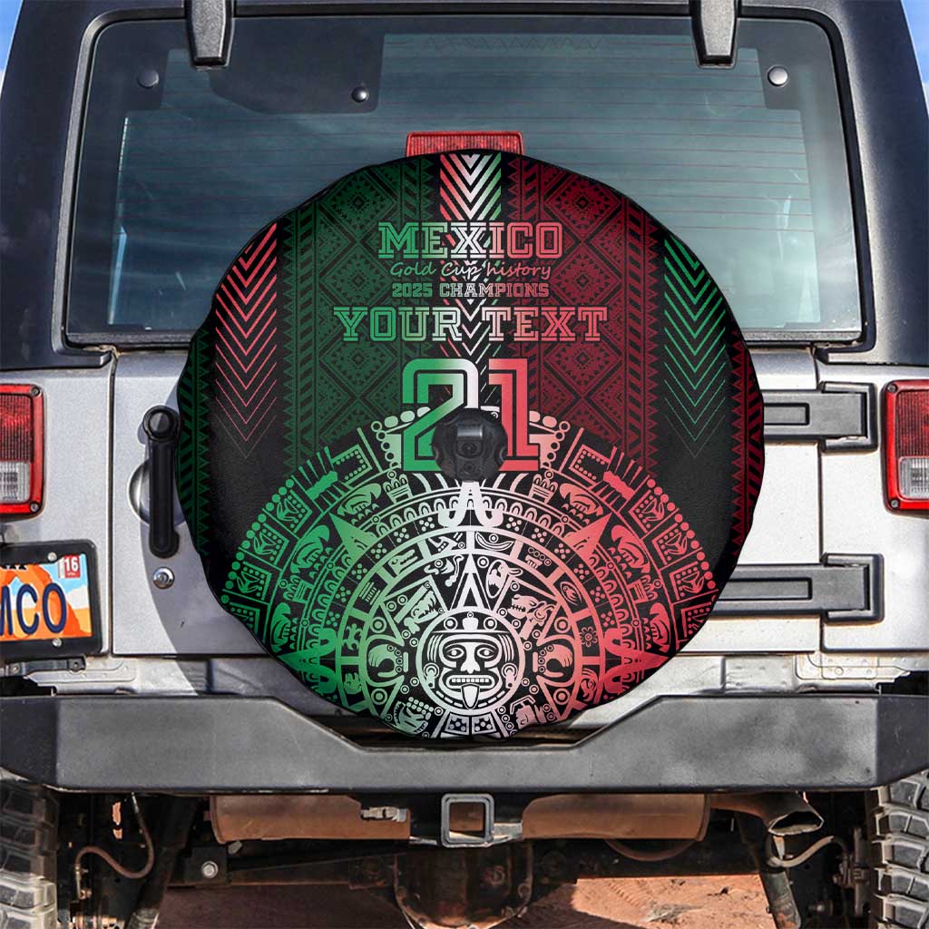 Mexico Football Custom Spare Tire Cover Mexico's Make History 2025 Flag Style LT9
