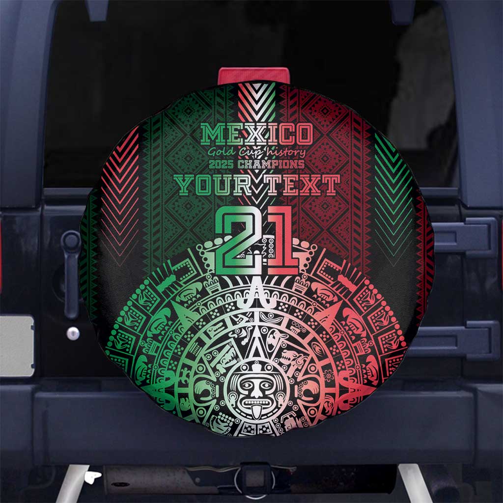 Mexico Football Custom Spare Tire Cover Mexico's Make History 2025 Flag Style LT9