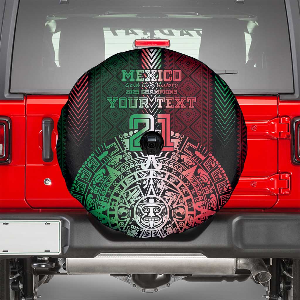 Mexico Football Custom Spare Tire Cover Mexico's Make History 2025 Flag Style LT9