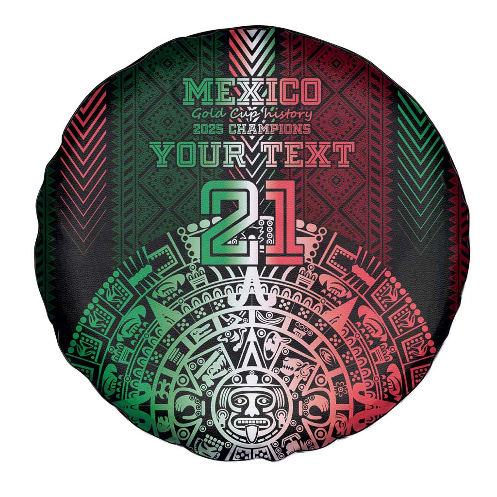 Mexico Football Custom Spare Tire Cover Mexico's Make History 2025 Flag Style LT9