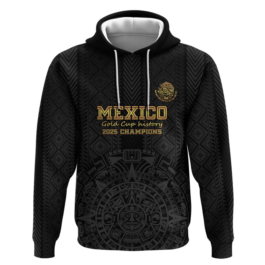 Mexico Football Custom Hoodie Mexico's Make History 2025 Gold Style LT9