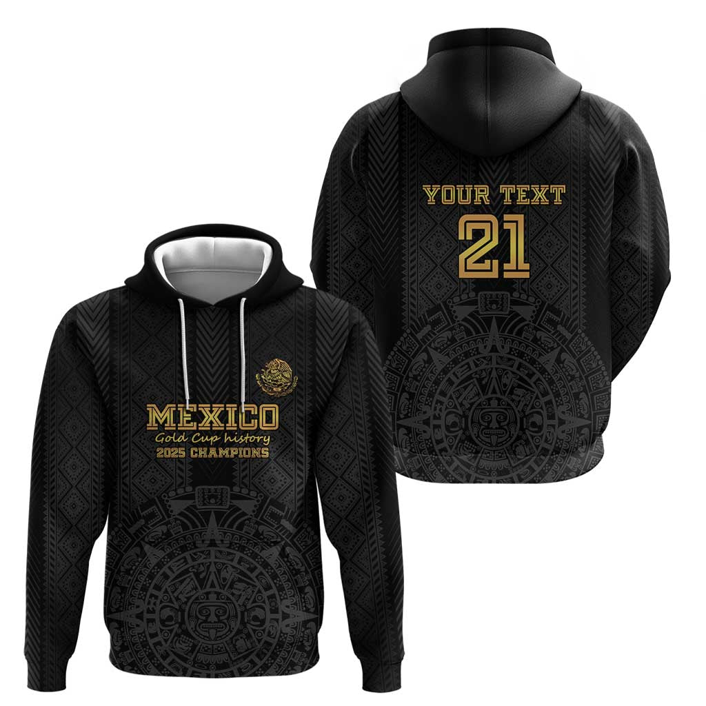 Mexico Football Custom Hoodie Mexico's Make History 2025 Gold Style LT9